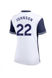 Fotbalové Dres Tottenham Hotspur Brennan Johnson #22 Dámské Domácí Oblečení 2024-25 Krátký Rukáv